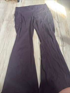 Fabletics Plum High-Waist Flare Leggings